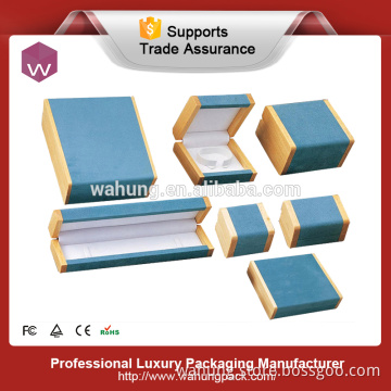 Newest design stylish custom jewellery box wood craft (WH-4327)